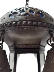 Vienna Secession Art Nouveau Chandelier Austria, 1900s